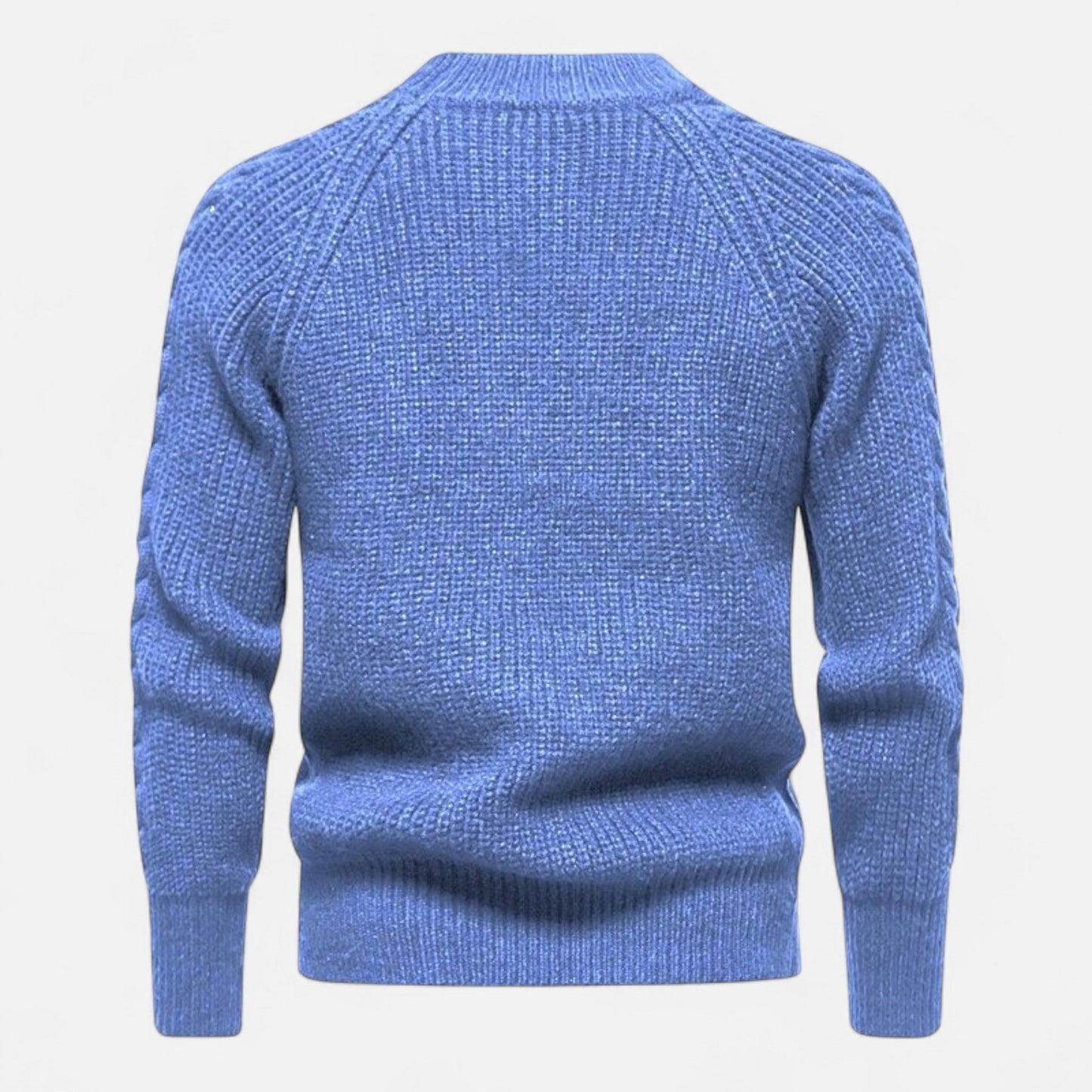 Men’s Slim-Fit Sweater – Ribbed Knit Elegance