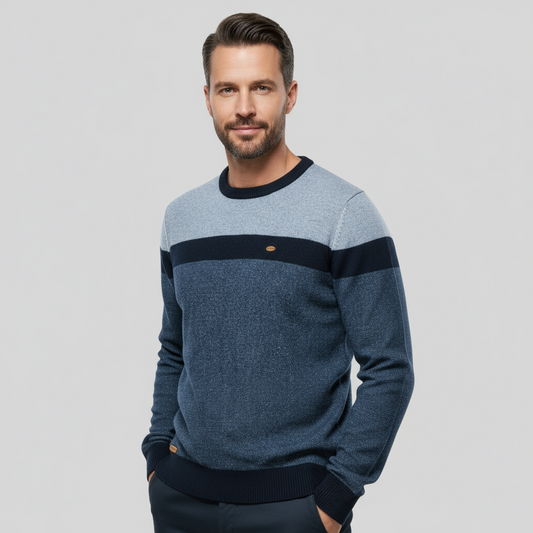 Benjamin Men’s Cotton Pullover – Classic Lightweight Knit Sweater